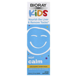 Kids, NDF® Calm, детская успокоительная добавка, со вкусом ванили, 60 мл (2 жидк. унции) — Bioray