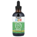 Kids, NDF® Focus, детская добавка для повышения внимательности, со вкусом цитрусовых, 118 мл (4 жидк. унции) — Bioray