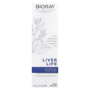 Liver Life, восстанавливающий тоник для печени, 59 мл (2 жидких унции) — Bioray