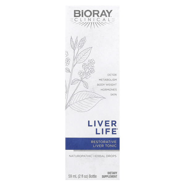 bry81589_v_69.jpg Liver Life, восстанавливающий тоник для печени, 59 мл (2 жидких унции) — Bioray