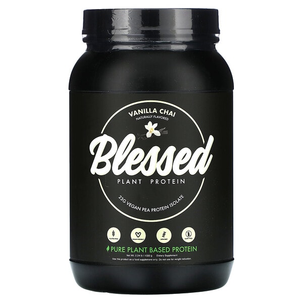 bsd81587_v_10.jpg Blessed, Растительный протеин, шоколадный кокос, 2,4 фунта