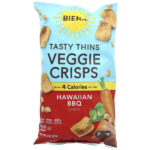 Tasty Thins™, овощные хрустящие чипсы, гавайский барбекю, 113 г (4 унции) — BIENA