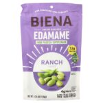 хрустящие обжаренные бобы эдамаме, ранчо, 135 г (4,75 унции) — BIENA