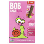 Fruit Stripe, яблоко и малина, 6 шт., 14 г (0,49 унции) — Bob Snail