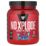 NO-XPLODE®, Legendary Pre-Workout, предтренировочный комплекс, со вкусом голубой малины, 555 г (1,22 фунта) — BSN