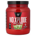 NO-XPLODE®, Legendary Pre-Workout, предтренировочный комплекс, зеленое яблоко, 1,11 кг (2,45 фунта) — BSN