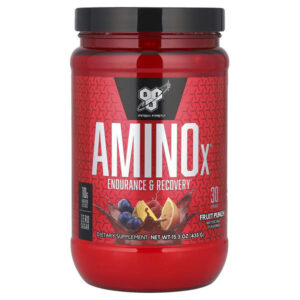 AminoX, выносливость и восстановление, фруктовый пунш, 435 г (15,3 унции) — BSN