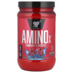 AminoX®, выносливость и восстановление, со вкусом голубой малины, 435 г (15,3 унции) — BSN