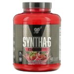 Syntha-6 Edge, смесь протеина в порошке, клубничный молочный коктейль, 1,82 кг (4,01 фунта) — BSN