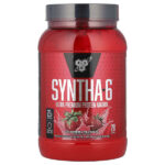 Syntha-6®, протеиновая матрица ультрапремиального качества, со вкусом клубничного молочного коктейля, 1,32 кг (2,91 фунта) — BSN