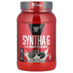 Syntha-6®, протеиновая матрица ультрапремиального качества, печенье и сливки, 1,32 кг (2,91 фунта) — BSN
