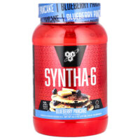 Syntha-6, протеиновая порошковая смесь для приготовления напитка, черничные блины, 1,32 кг (2,91 фунта) — BSN
