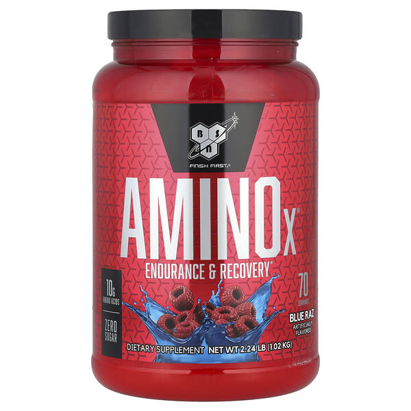 bsn06338_v_41.jpg AminoX®, Endurance & Recovery, Blue Raz, 1,02 кг (2,24 фунта) — BSN