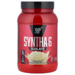 Syntha-6 Isolate, протеиновая смесь для приготовления напитка, ванильное мороженое, 912 г (2,01 фунта) — BSN
