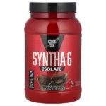 Syntha-6 Isolate, белково-порошковая смесь для напитков со вкусом шоколадного молочного коктейля, 912 г (2,01 фунта) — BSN
