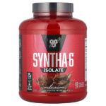 Syntha-6 Isolate, протеиновая смесь для приготовления напитка, шоколадный молочный коктейль, 1,82 кг (4,02 фунта) — BSN