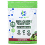 Metabogreens® Superfoods, бодрящий ягодный вкус, 261 г (9,2 унции) — BioTRUST