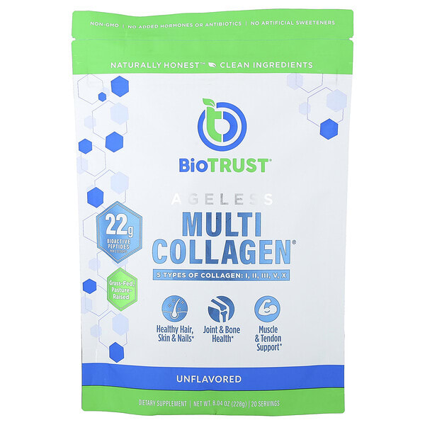 bsr96049_v_10.jpg Ageless Multi-Collagen®, без добавок, 228 г (8,04 унции) — BioTRUST