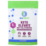 Keto Elevate™, масло со среднецепочечными триглицеридами в порошке, без добавок, 180 г (6,35 унции) — BioTRUST