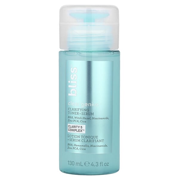 bss30113_v_17.jpg Clear Genius™, очищающий тонер и сыворотка, 130 мл (4,3 жидк. унции) — Bliss