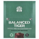 протеиновый батончик, шоколадный брауни, 12 шт. по 44 г (1,55 унции) — Balanced Tiger