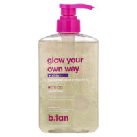 Glow Your Own Way + Shmer, чистый гель для постепенного загара, золотистое сияние, 473 мл (16 жидк. унций) — b.tan