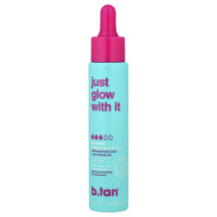 Just Glow With It, бронзер, капли для сияния кожи, самый темный, 40 мл (1,35 жидк. унции) — b.tan