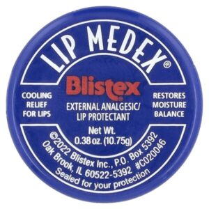 Lip Medex®, защитное средство для губ и наружное обезболивающее, 10,75 г (0,38 унции) — Blistex