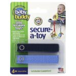 Secure-A-Toy, для детей от 4 месяцев, темно-синий и небесно-голубой, 2 полоски — Baby Buddy