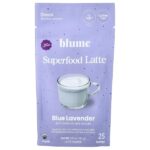 латте с суперфудами, голубая лаванда, без кофеина, 100 г (3,5 унции) — Blume
