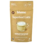 латте с суперфудами, соленая карамель, без кофеина, 100 г (3,5 унции) — Blume