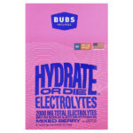 Hydrate or Die®, смесь для приготовления электролитического напитка, со вкусом ягодного ассорти, 20 пакетиков по 12,3 г (0,43 унции) — BUBS Naturals