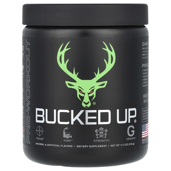 bup00700_v_16.jpg Перед тренировкой, арбуз, 318 г (11,2 унции) — Bucked Up