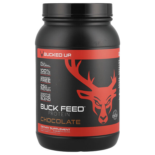 bup00781_v_42.jpg Buck Feed™, протеин, шоколад, 1031 г (36,37 унции) — Bucked Up