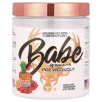Babe, предтренировочный комплекс, фруктовый пунш, 369 г (13 унций) — Bucked Up