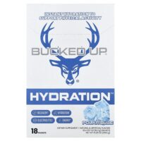 Hydration™, Polar Blue, 18 пакетиков, 16,2 г (57 унций) каждый — Bucked Up