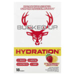 Hydration™, клубничный лимонад, 18 пакетиков по 18 г (0,6 унции) — Bucked Up