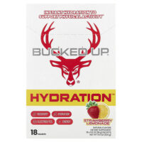 Hydration™, клубничный лимонад, 18 пакетиков по 18 г (0,6 унции) — Bucked Up