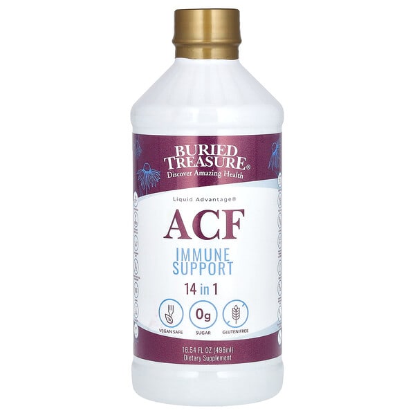 bur34574_v_22.jpg Liquid Advantage, добавка для поддержки иммунитета, вызванная акне, 496 мл (16,54 жидк. унции) — Buried Treasure