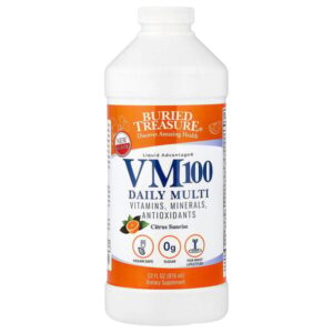 Liquid Advantage®, VM100, мультивитаминная добавка для ежедневного приема, цитрусовый, 976 мл (33 жидк. унции) — Buried Treasure