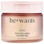 Cica Collagen Calming Pad, 60 подушечек, 200 мл (6,76 жидк. Унции) — Bewants
