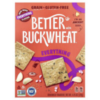Гречневые крекеры, все, 120 г (4,25 унции) — Better with Buckwheat