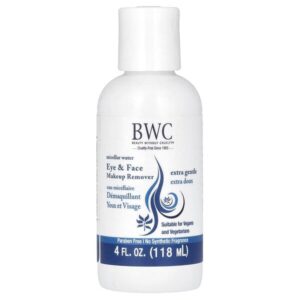 Eye & Face Makeup Remover, Extra Gentle, 4 fl oz (118 ml) — Beauty Without Cruelty
