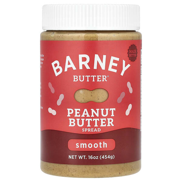 byb02700_v_8.jpg Спред с арахисовым маслом, гладкий, 454 г (16 унций) — Barney Butter
