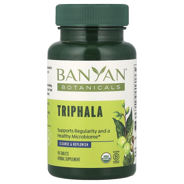 byn01051_v_72.jpg трифала, 90 таблеток (1000 мг в 1 таблетке) — Banyan Botanicals