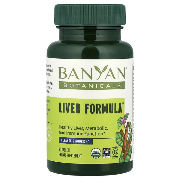 byn01181_v_8.jpg Liver Formula™, 90 таблеток — Banyan Botanicals