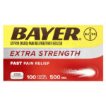 аспирин, 500 мг, 100 капсул, покрытых оболочкой — Bayer