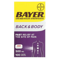 Для спины и тела, 500 мг, 100 капсул, покрытых оболочкой — Bayer