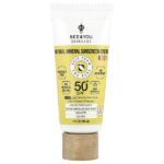 Детский, солнцезащитный крем с натуральными минералами, SPF 50+, 80 мл (2,7 жидк. Унции) — Bee & You