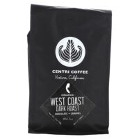 Centri Coffee, органическое западное побережье, шоколад и карамель, цельные зерна, темная обжарка, 340 г (12 унций) — Centri Coffee